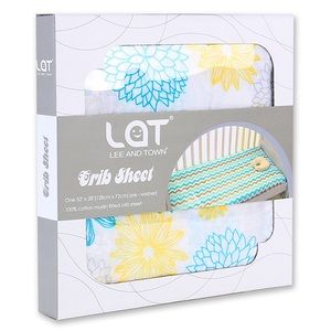 Muslin Fitted Crib Sheet 100% Cotton-New In Box